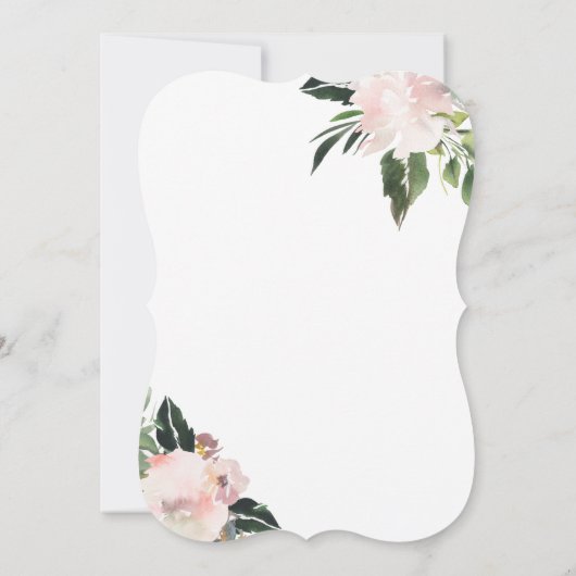 ダスティメイヴボタニカル金ゴールドフープ結婚ズ 招待状 (裏面)