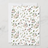 ダスティメイヴ植物性ベビーシャワー招待状 招待状 (裏面)