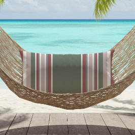 ダスティモダンストライプのバラセージ緑グレー アウトドアクッション