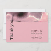 ダスティモダンバラとブラック サンキューカード (正面)