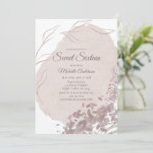 ダスティモダンバラ水色Sweet sixteen16 招待状 (スタンド正面)