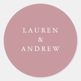 ダスティモダンバラ結婚封筒用シール ラウンドシール