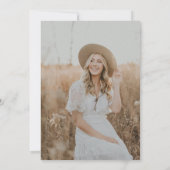 ダスティモダンバラ金ゴールドグリッターグラッドパーティー写真 招待状 (裏面)