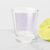 ダスティモダンパープルグリッターバチェロレッテ ショットグラス (裏面)