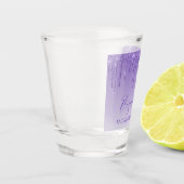 ダスティモダンパープルグリッターバチェロレッテ ショットグラス (左)