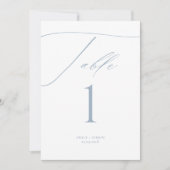 ダスティモダンブルーのテー結婚ブル番号 (正面)