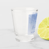 ダスティモダンブルーグリッターバチェロレッテ  ショットグラス (左)