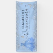 ダスティモダンブルーシルバーガウンキンセアニェラウェルカム 横断幕 (縦)