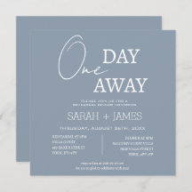 ダスティモダンブルーワンデイリハーサル遠くにディナー