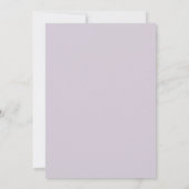ダスティモーブのフラワーヴェディング 招待状 (裏面)