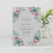 ダスティモーブのボタン wedding 招待状 (スタンド正面)