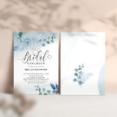 ダスティユーカリプトゥスブルーボタニカルブライダルルンチョン 招待状