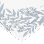 ダスティライトブルー結婚ズヴィンテージ植物学 テーブルクロス (アングル)