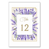 ダスティラベエレガントンパー結婚プルのテーブル番号 テーブルナンバー (正面)