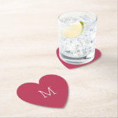 ダスティレッド紙コースター ペーパーコースター (インサイチュ)