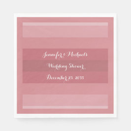ダスティローズのウェディングシャワー、アニバーサリーパーティー用紙 スタンダードランチョンナプキン