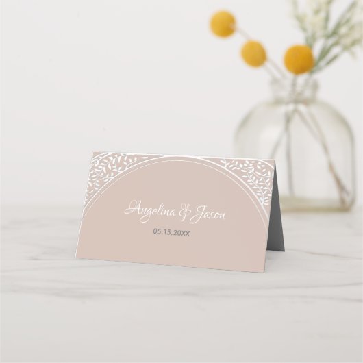 ダスティローズの結婚式 プレイスカード (裏面)