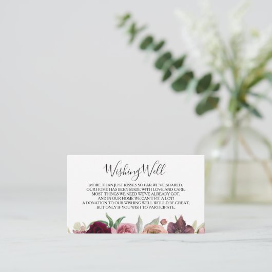 ダスティローズの花の結婚式の願い井戸 エンクロージャーカード (スタンド正面)