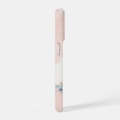 ダスティローズウォーターカラーワッシュの名入れカスタムフォトiPhoneケース iPhoneケース (右側面)