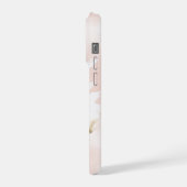 ダスティローズウォーターカラーワッシュの名入れカスタムフォトiPhoneケース iPhoneケース (左側面)