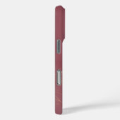 ダスティローズゴールドのフラワーラインアートエレガント Case-Mate iPhoneケース (裏面 / 右)