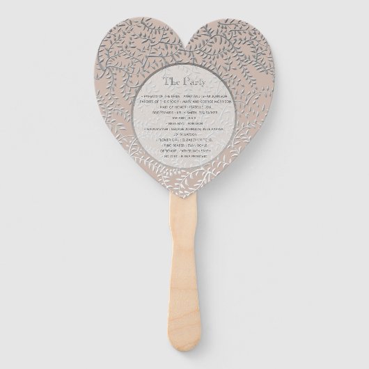 ダスティローズ ウェディングパーティー ハンドファン (裏面)