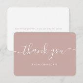 ダスティローズ ウェディング シャワー 誕生日 サンキューカード (正面/裏面)