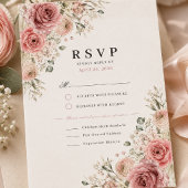 ダスティローズ ウェディング RSVP カード
