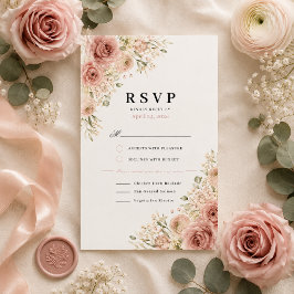 ダスティローズ ウェディング RSVP カード