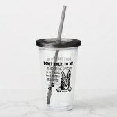 ダスティン・スティーブンス読ズの謎の手がかりを得る アクリルタンブラー (裏面)