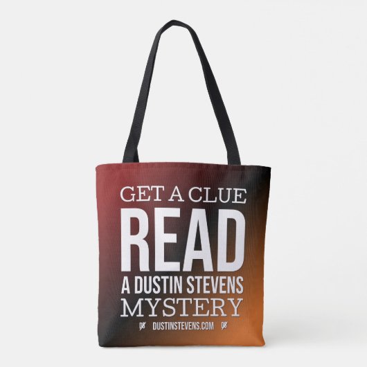 ダスティン・スティーブンス読ズの謎の手がかりを得る トートバッグ (裏面)