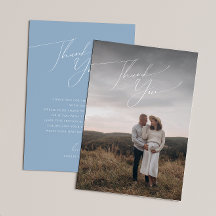 ダスティーお洒落ブルー縦写真ベビーシャワー