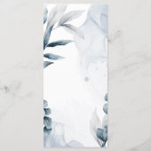 ダスティーかわいらしブルーユーカリ離れーウェディングパーティー メニュー (裏面)