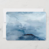 ダスティーとネイビーブルー牡丹リハーサルディナー 招待状 (裏面)