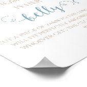 ダスティーよくはしゃぐブルーベビーベリー推測用ゲームフローラ ポスター (角)