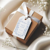 ダスティーエレガントブフランスのルーヴィンテージウェディング ギフトタグ