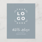 ダスティーエレガントブモダンガーリール価格QRコード チラシ (裏面)