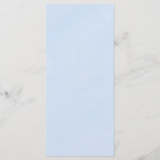 ダスティーエレガントブルーと金ゴールドフローラ結婚ズディナー メニュー (裏面)