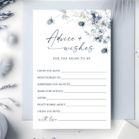 ダスティーエレガントブルーウィンターフェスティバルアドバイス&ウィズ