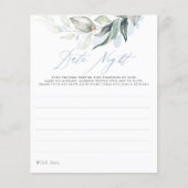 ダスティーエレガントブルーグリーナリーデイトナイトアイディア (正面)