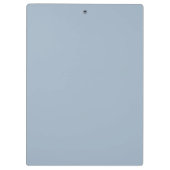 ダスティーエレガントブルースクリプトモノグラム クリップボード (裏面)