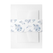 ダスティーエレガントブルーチノワセリー 招待状ベリーバンド (正面例)