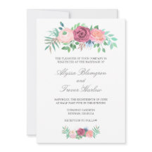 ダスティーエレガントブルーピンクフローラ結婚ズ