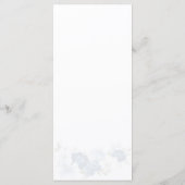 ダスティーエレガントブルーフローラグ結婚リーズ メニュー (裏面)