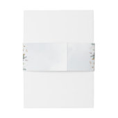 ダスティーエレガントブルーフローラグ結婚リーズ 招待状ベリーバンド (裏面例)