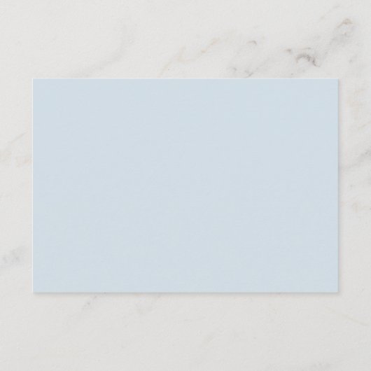 ダスティーエレガントブルーフローラ結婚ズ詳細 エンクロージャーカード (裏面)