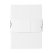 ダスティーエレガントブルーフローラ結婚ズ 招待状ベリーバンド (裏面例)