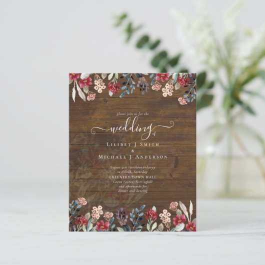 ダスティーエレガントブルーブルゴーニュフローラ結婚ズ (スタンド正面)