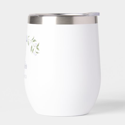 ダスティーエレガントブルーボウ名のブリデスメイド提案 (左面)