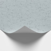 ダスティーエレガントブルーマーブルスタイル抽象芸術 ラッピングペーパー (角)